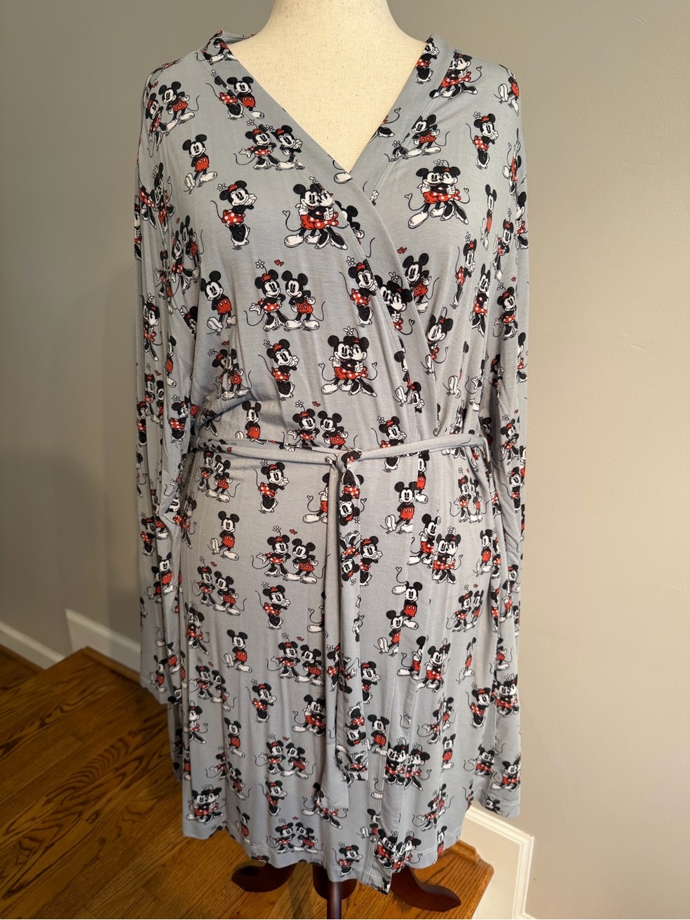 MeUndies Mickey & Minnie Collab MicroModal Unisex Robe - Size 3XL/4XL